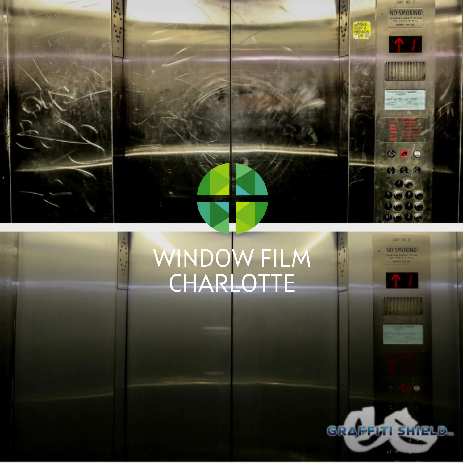elevator refinishing window film charlotte